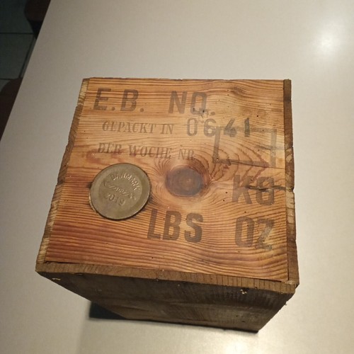 Ancienne caisse fromage - caisse, bois