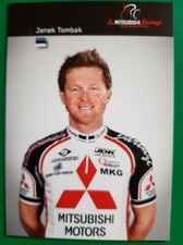 CYCLISME carte cycliste JANEK TOMBAK équipe MITSUBISHI MOTORS 2008