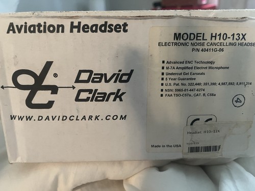David clark h10 13xl - david, aviation