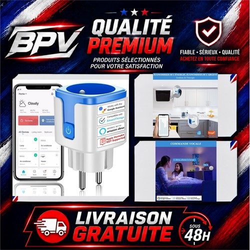 Prise connectée wifi surfou - connectée,