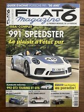 FLAT 6 Magazine 345 Nov 2019 - PORSCHE 991 Speedster Guide Achat 991 50 Ans