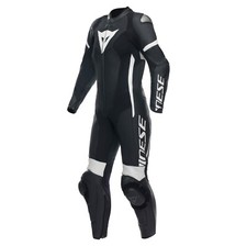 Dainese Grobnik 1tlg. Combi Cuir Perforé Femmes (Noir/Blanc) Taille: 42 (48)
