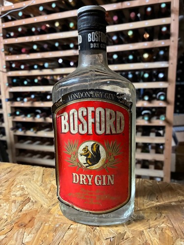 Vieille bouteille dry gin - bouteille,