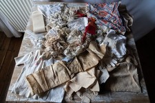 Lot de tissus anciens divers