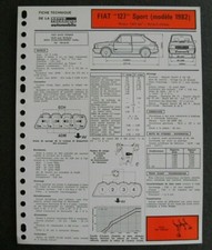 Fiche technique automobile