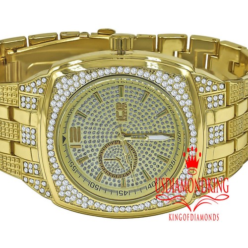 Mens gold finish simulated - mens,