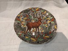 plat rond faience Gien