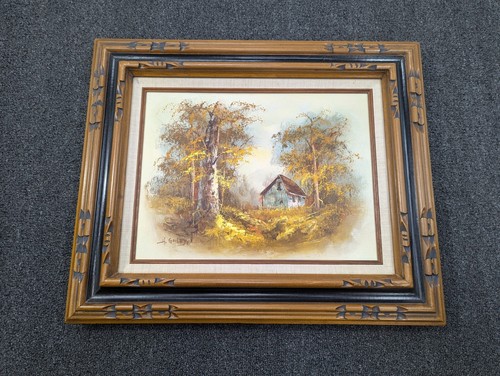 Gailey signed trees barn - signed,
