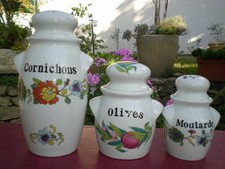 3 SUPERBEs POTS PORCELAINE DE