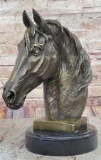 Buste De Cheval En Bronze