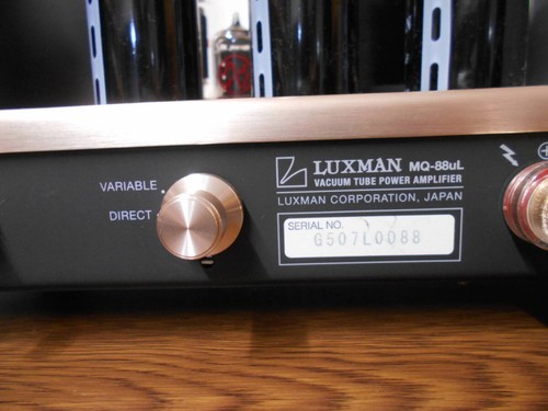 Luxman 88ul vacuum tube - mq-88ul,