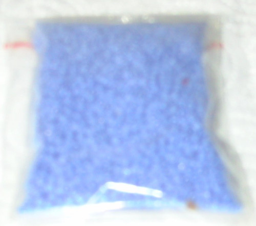 Perles rocaille bleu - perles, 2mm