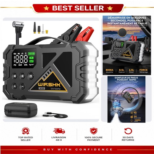 Booster batterie voiture 8000a - booster,