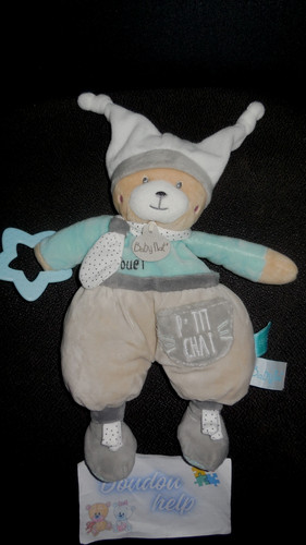 Doudou peluche ours - ours, polochon