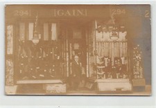 England - WEST BROMPTON London - G. Gain embroidery shop - REAL PHOTO Year 1910