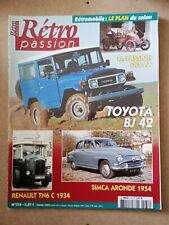 AI026 Rétro Passion 2001 N°136 Toyota BJ42 Renault TN6 C Simca aronde 1954