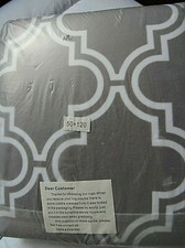 Tapis de bain / cuisine 50 x 120 cm gris à motifs