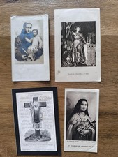 Lot De 4 Images Pieuses Carte
