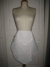 Ancien tablier de soubrette service cuisine.. en coton