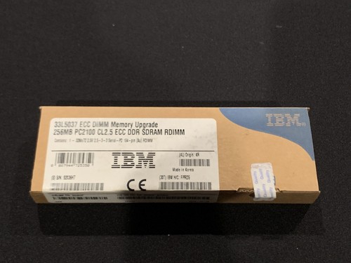 New box ibm 256mb - box,