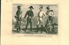 Gravure ancienne sur - , acier