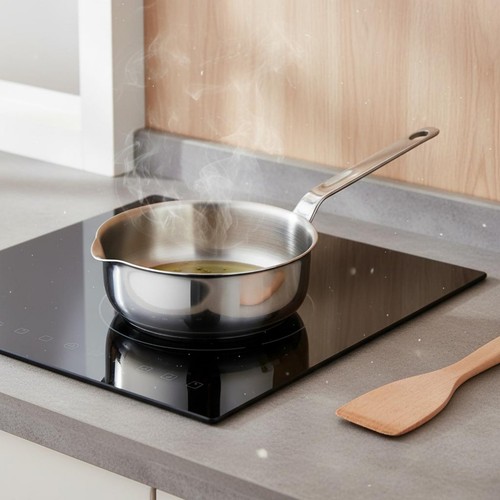 Poêle inox robuste wok - en,