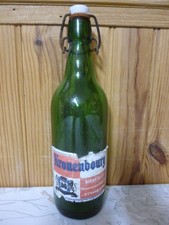 Vintage  bouteille de bière KRONENBOURG  0,75 cl  brasserie HATT   67 STRASBOURG