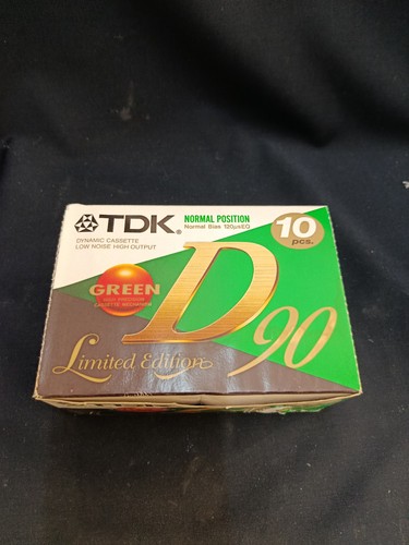 Box with sealed tapes tdk - box, tapes,
