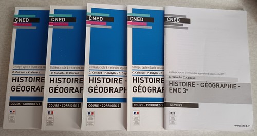 Lot complet cned histoire - lot,