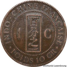 D3286 Indochina 1 Cent Liberty 1892 A Paris -> Make Offer