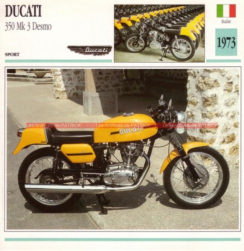 Ducati 350 desmo mk3 1973 - ducati,