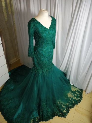 Robe sirène avec traine