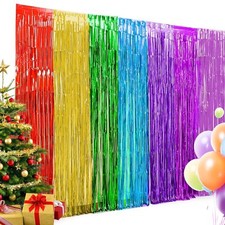 7 Pièces Rideau Frange