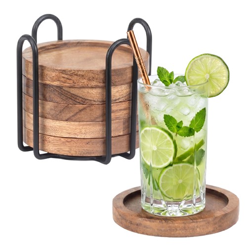 Dessous verre bois - de, en