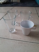 LOT DE 4 GRANDES TASSES DOLCE