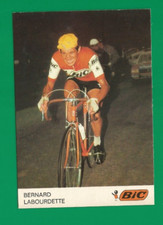 CYCLISME carte  cycliste BERNARD LABOURDETTE équipe BIC 1972