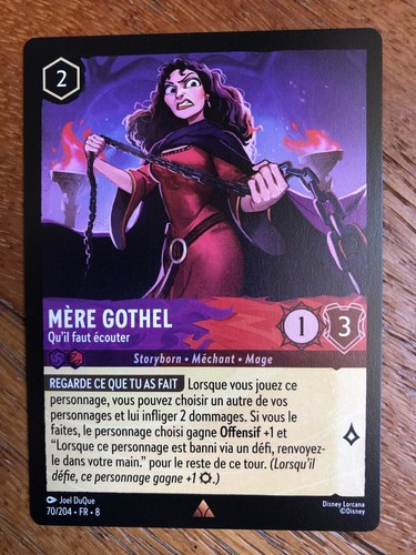 Carte lorcana tcg chapitre 8 - carte,