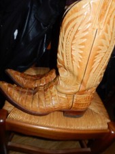 santiags alligator taille 43