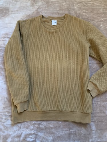 Sweat shirt zara moutarde - shirt,