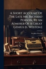 Stephen Weston A Short Account