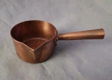 Casserole à sucre en cuivre martelé de Dehillerin