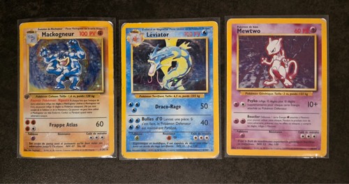 Lot cartes pokemon wizards - cartes, fr