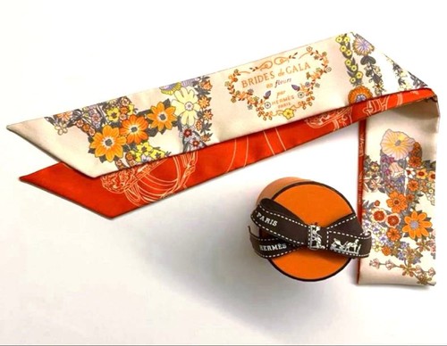 Hermes scarf silk twilly - hermes,