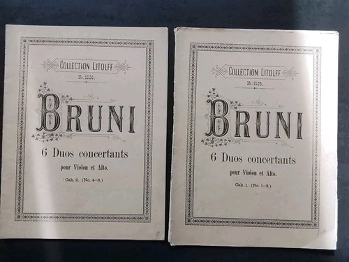 Partition ancienne bruni 6 - ,