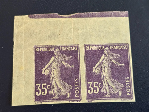 Timbre france 142 essai - timbre, sur
