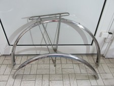 GARDES BOUE ACIER CHROME ANCIEN VELO RANDONNEUR  BICYCLE FENDERS 700
