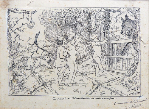Adolphe willette dessin - willette,