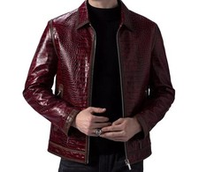 Veste cuir gaufré - veste,