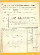 BEAUCOURT (90) USINE de POMPES & QUINCAILLERIE "JAPY Freres & Cie" 1905