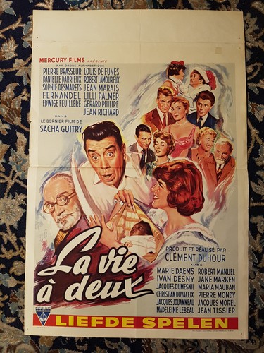 Affiche belge 1958 vie a - 1958,